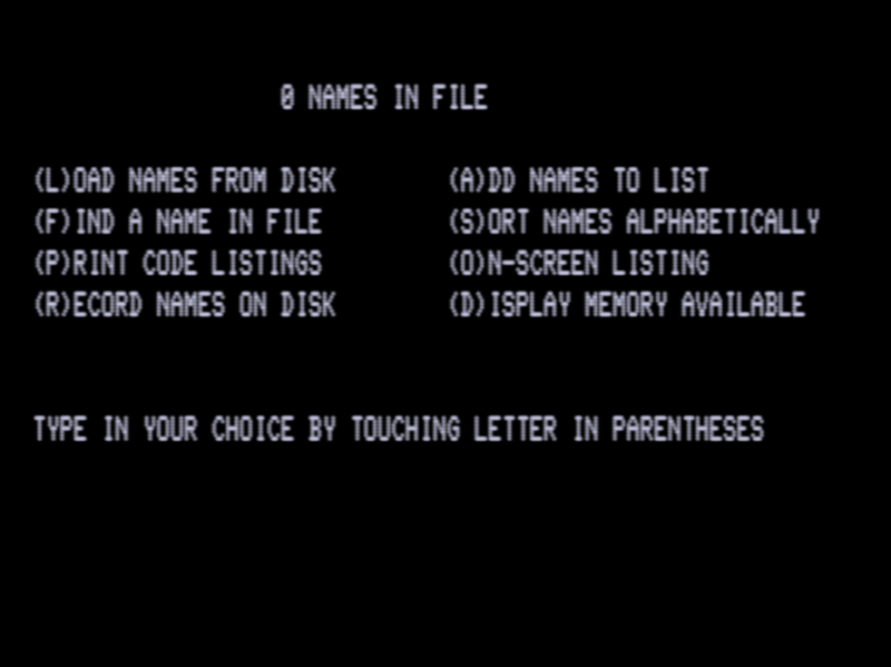 Screen shot